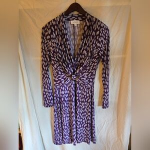 Gilli Purple Wrap Mini Dress size XS